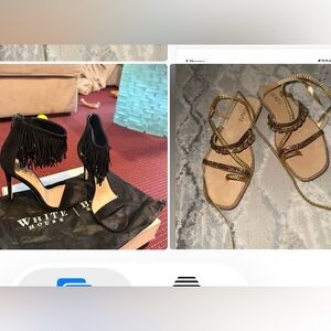 Bundle - women’s 7.5 Schutz and Via Spiga Sandals